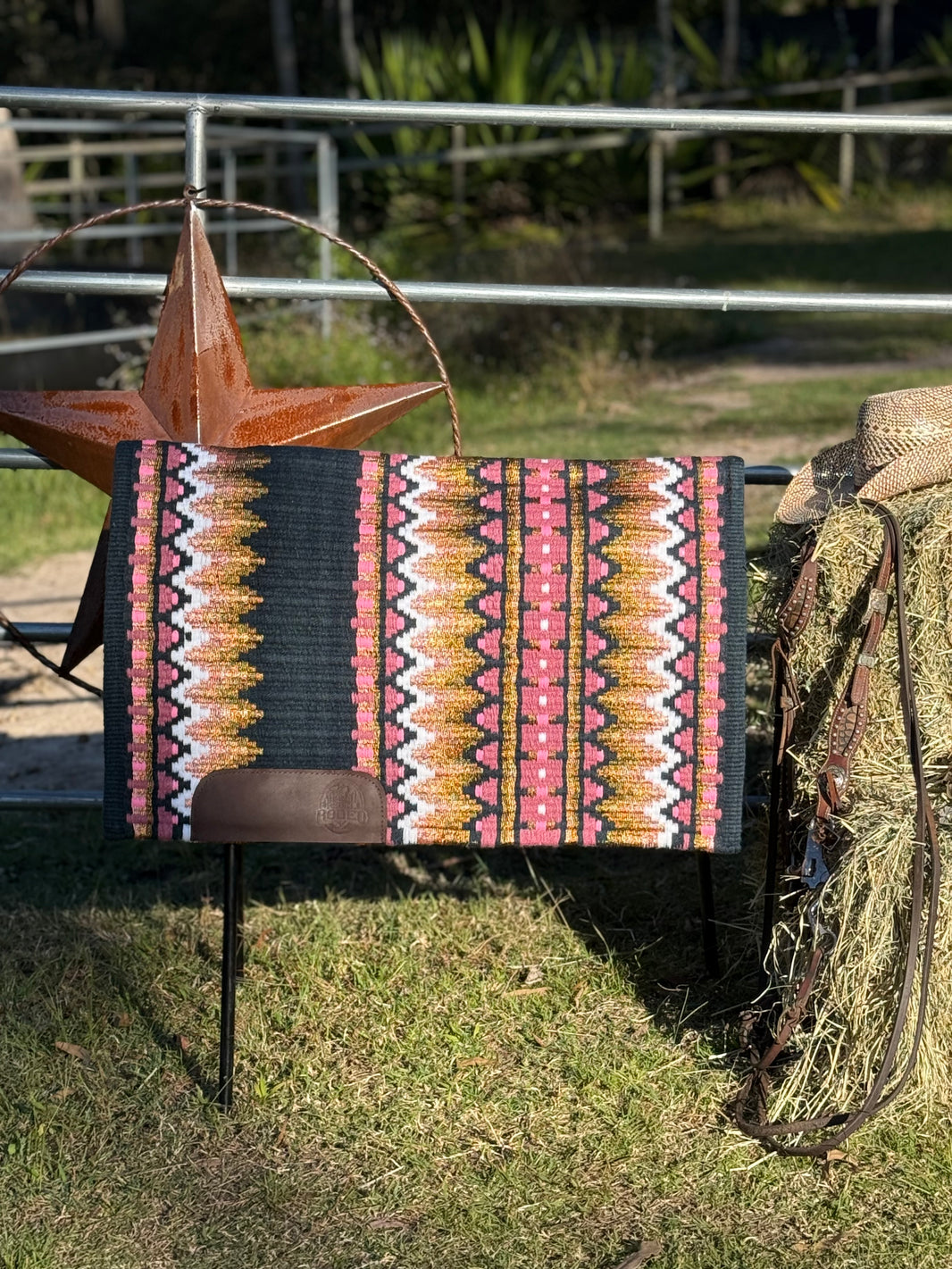 Navy Rose Pink Metallics - Show Pad