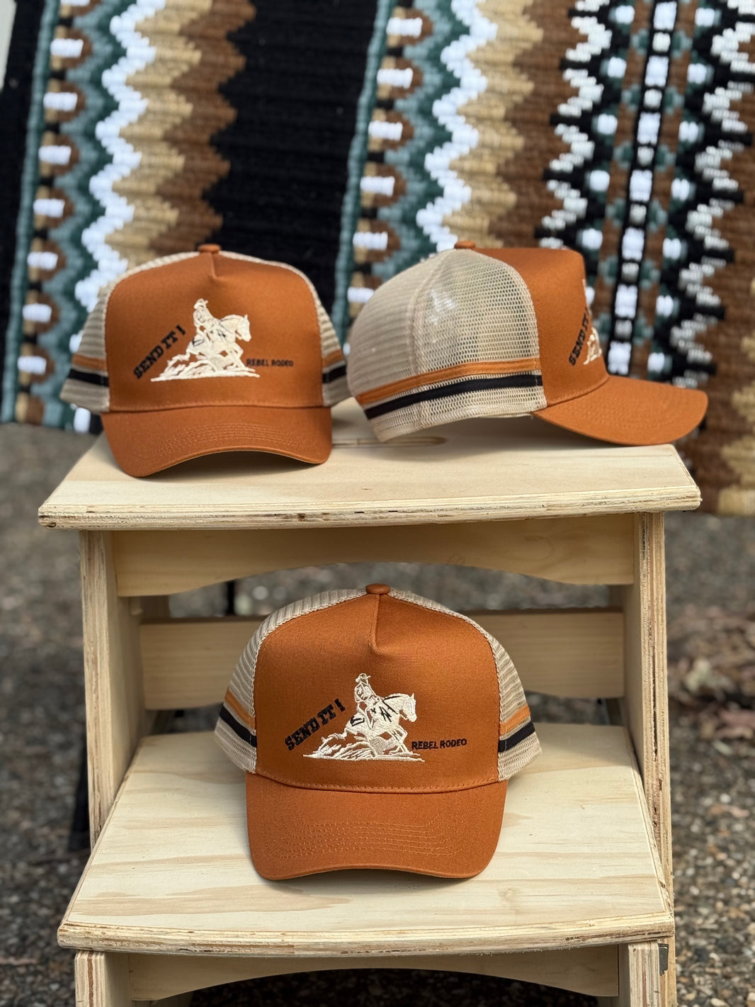 RR Trucker Caps - Rust Reiner