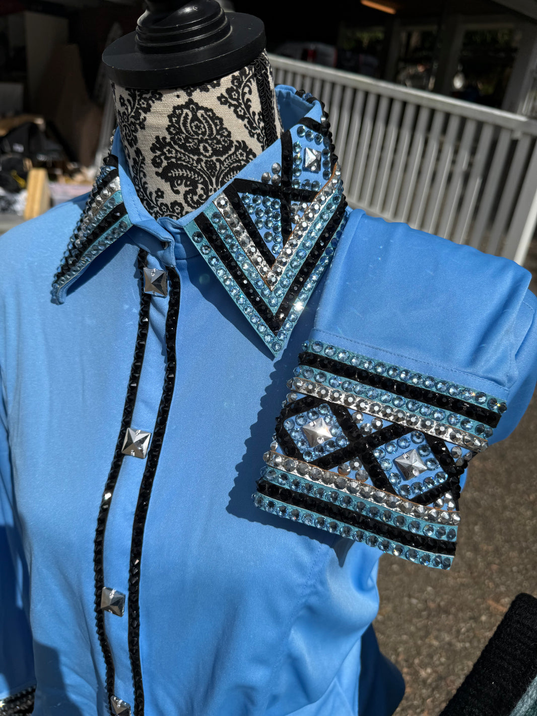 Bling Show Shirt - Powder Blue