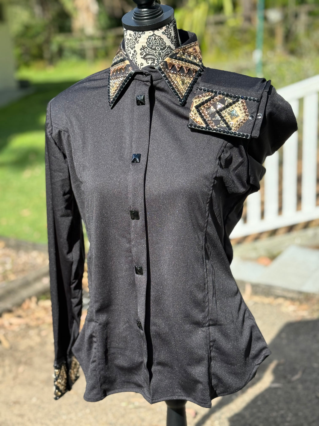 Bling Show Shirt - Black