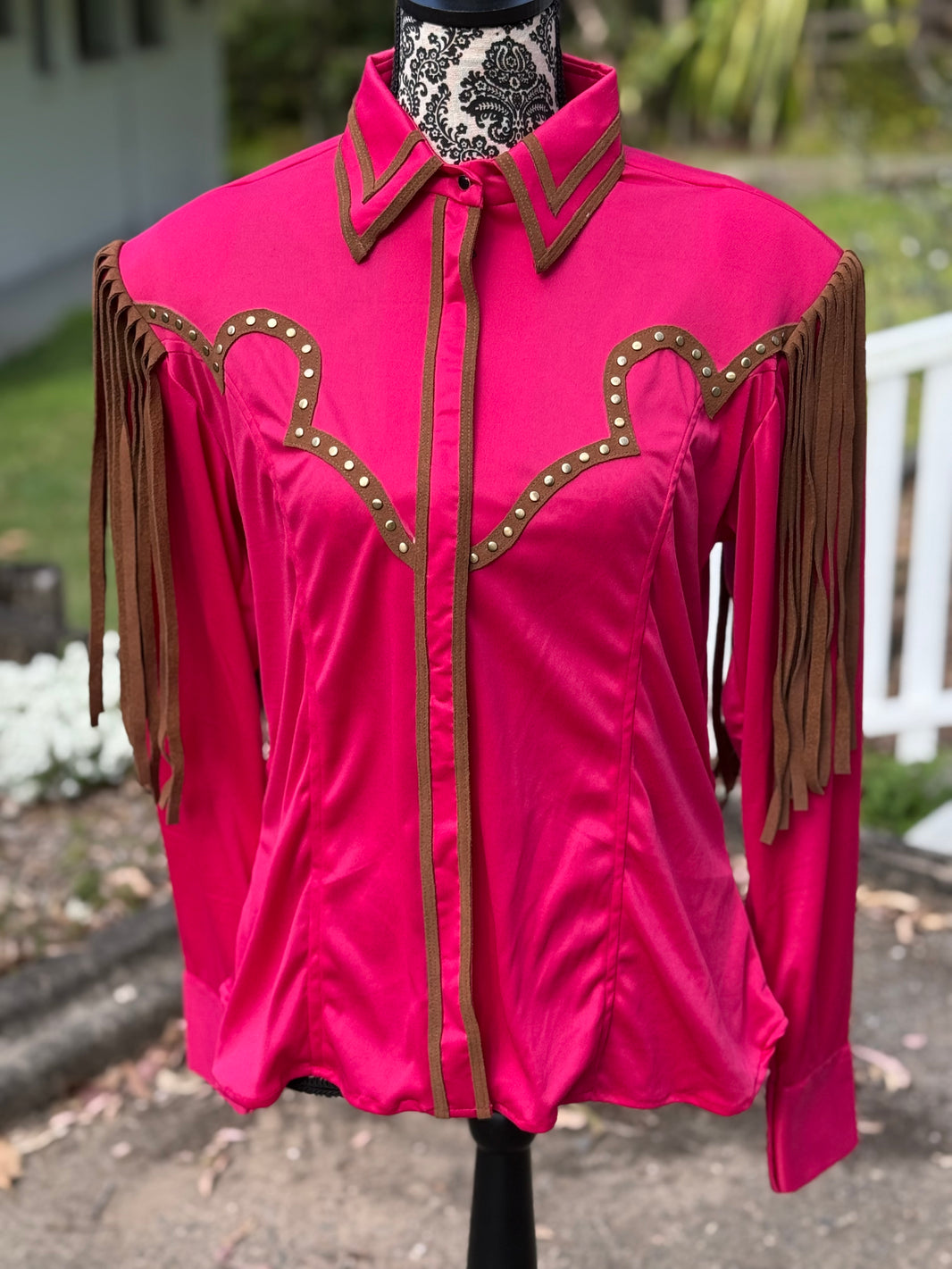 Ranch Show Shirt - Hot Pink
