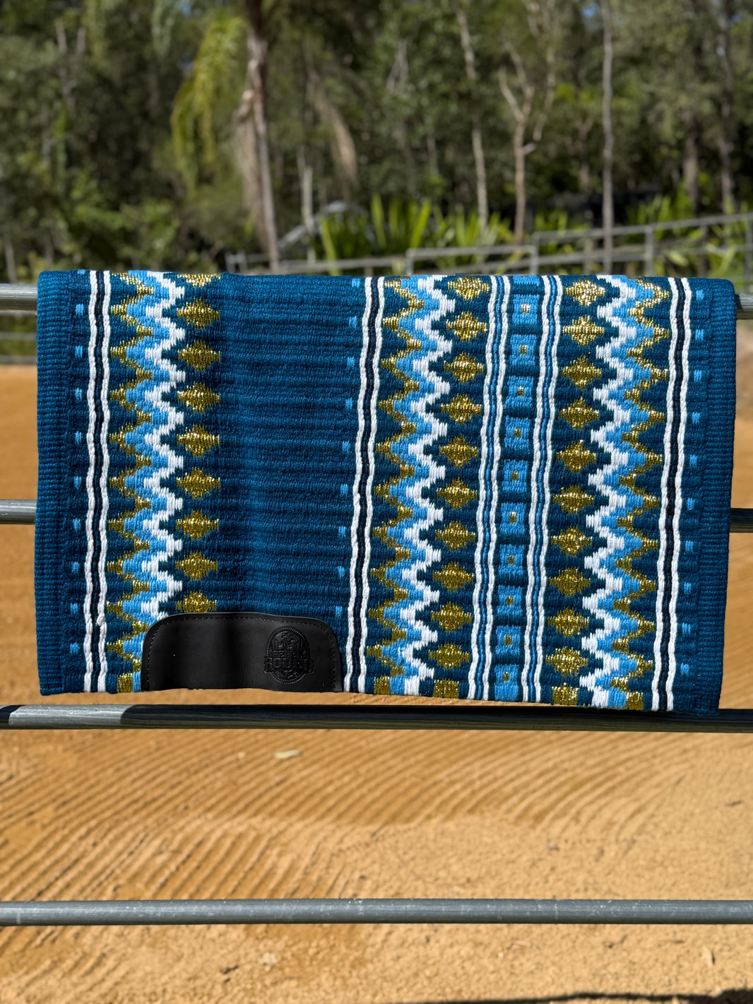 Show Pad - Bling Royal Blue & Gold