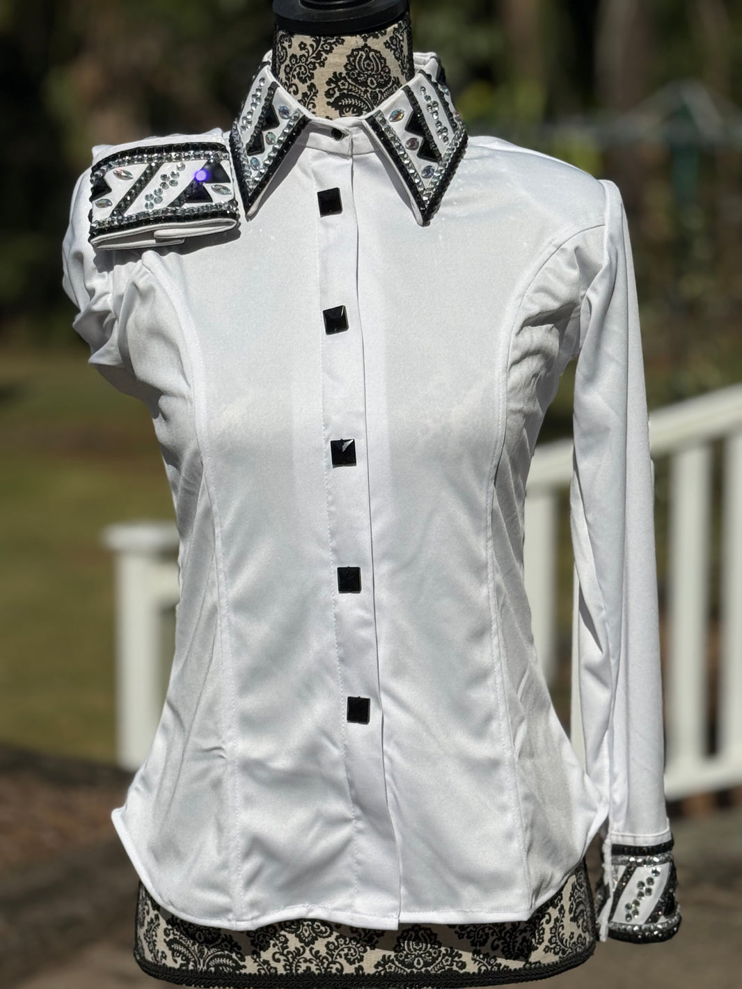 Bling Show Shirt - White