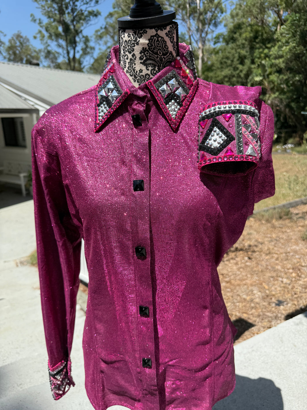 Hot Pink Ultra Bling - Show Shirt