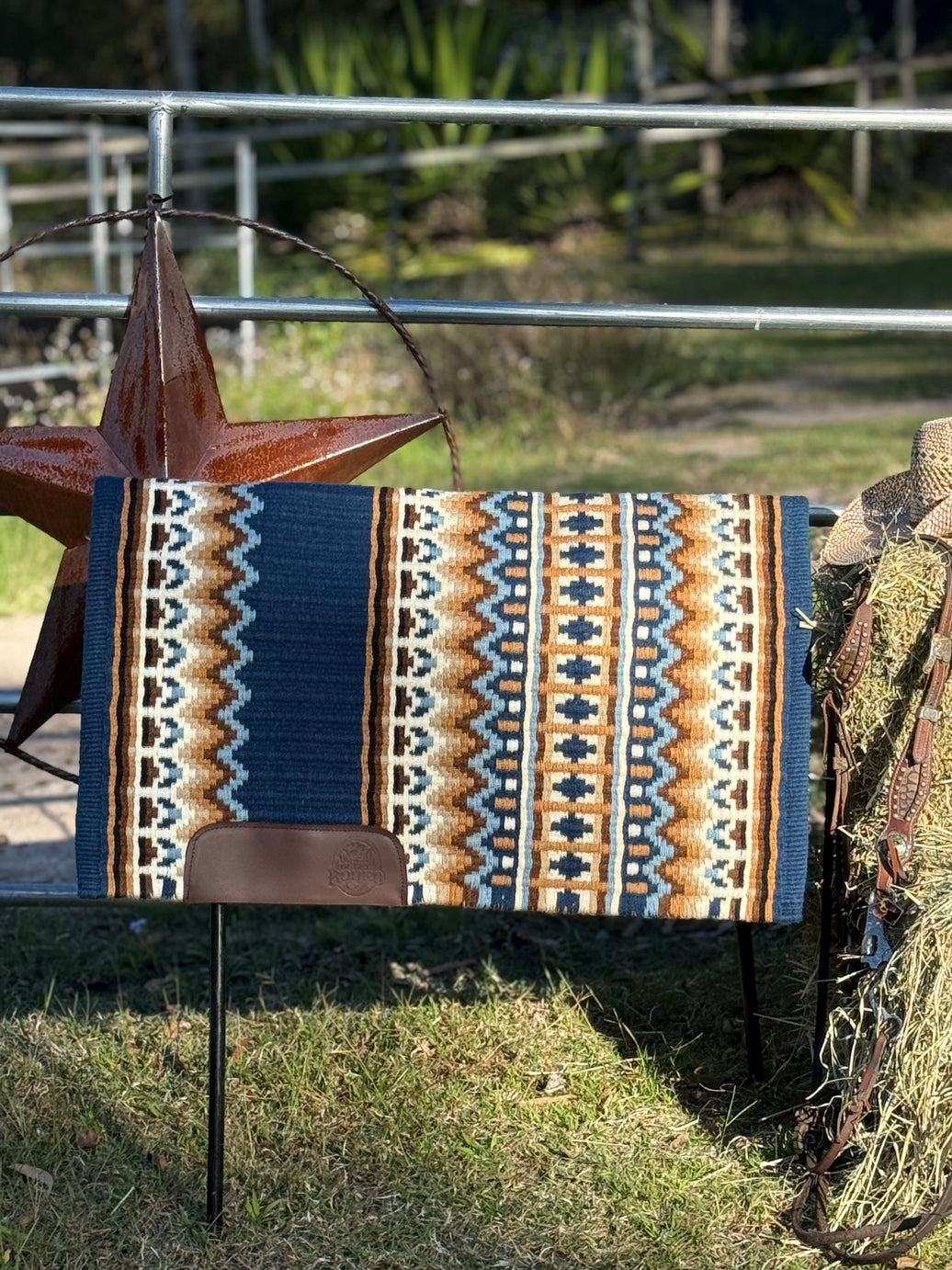 Navy Periwinkle Brown - Show Pad