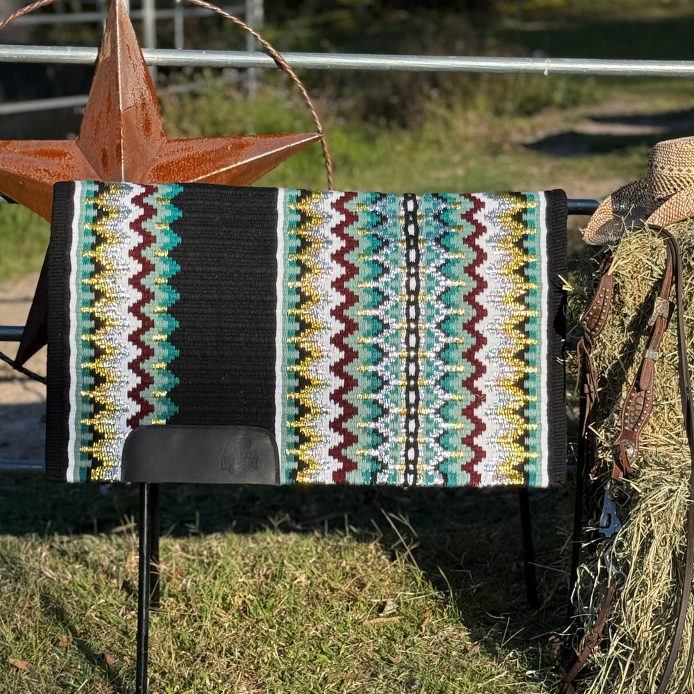 Turquoise Gold & Silver - Show Pad