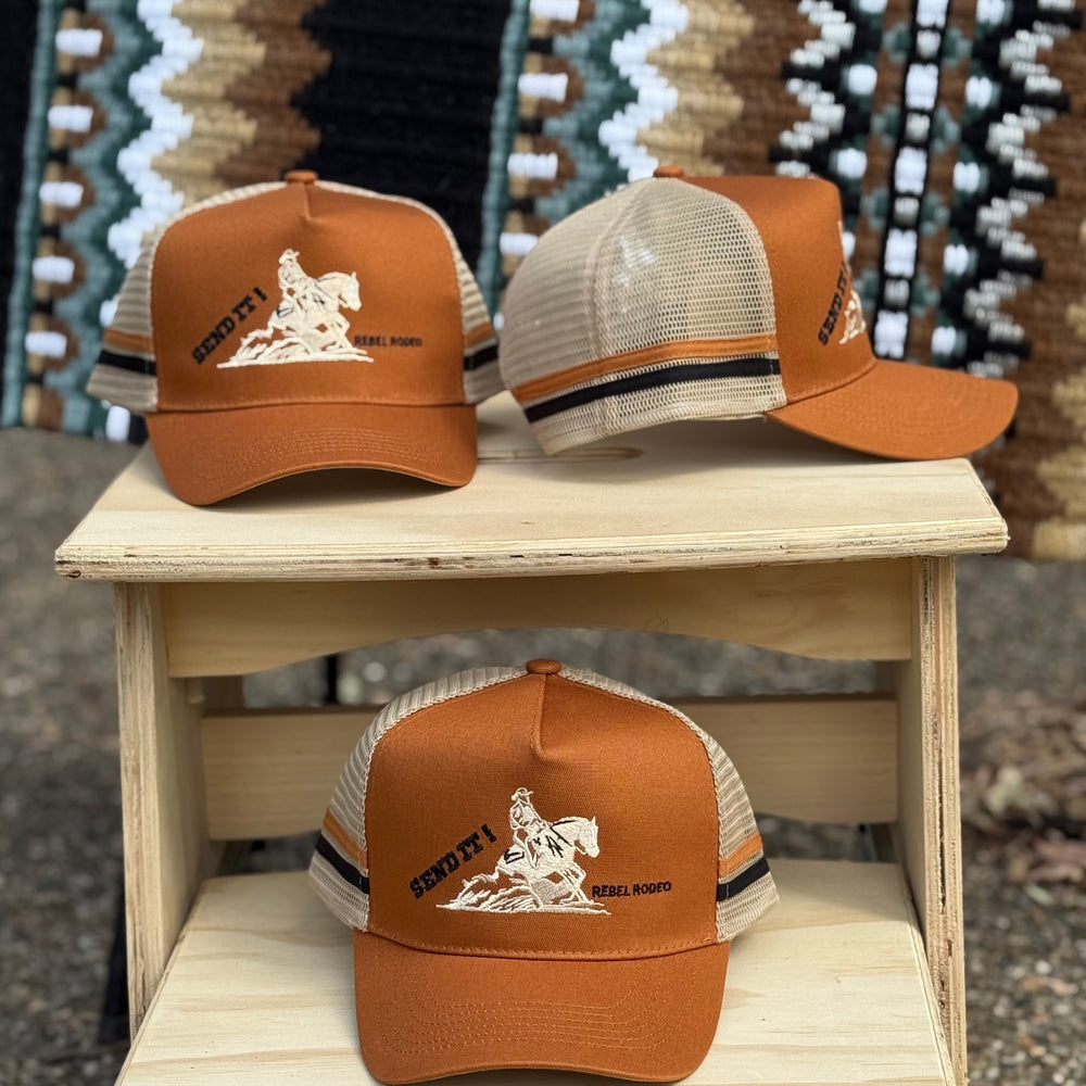 RR Trucker Caps - Rust Reiner