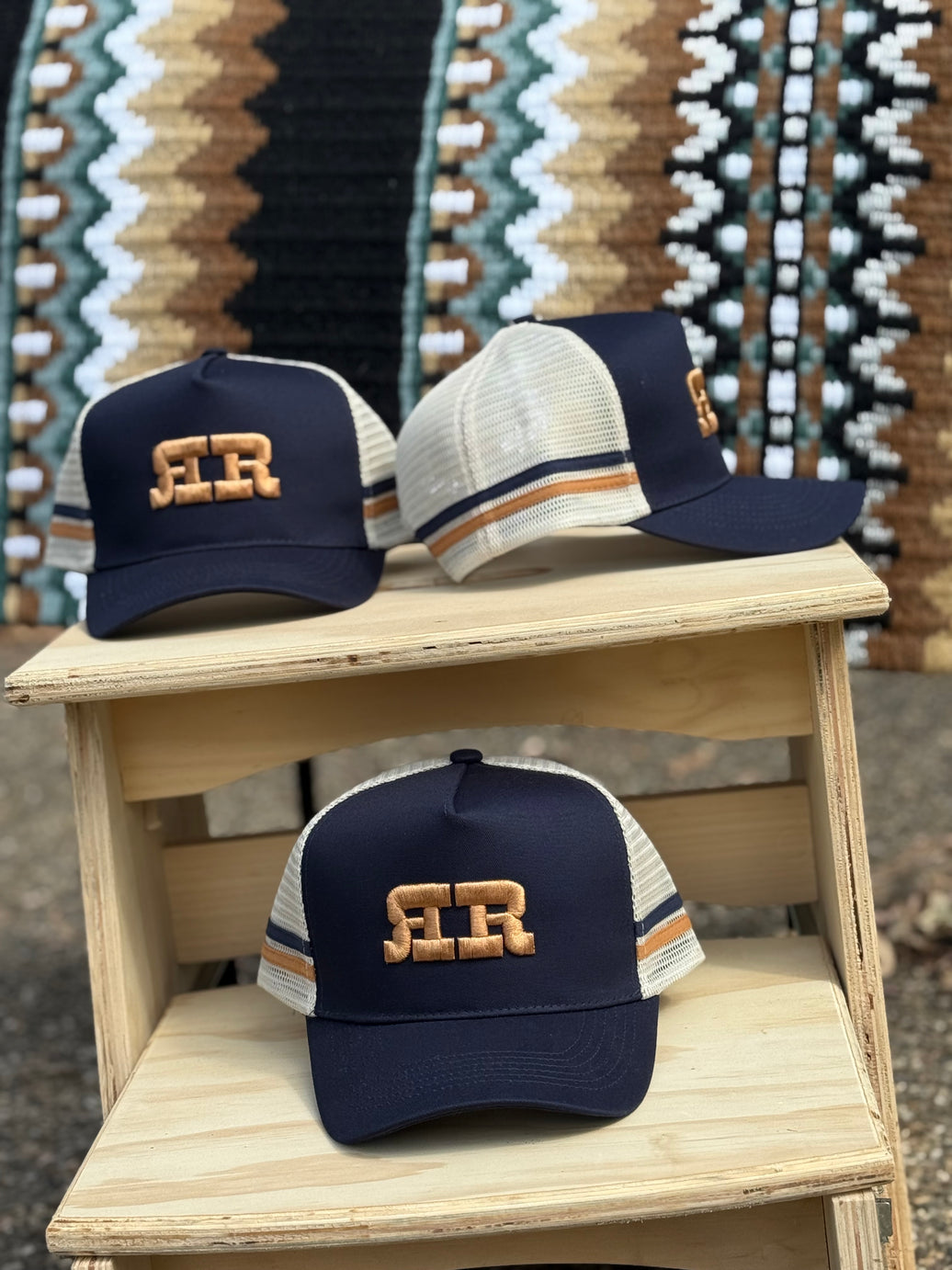 RR Trucker Cap - RR Navy
