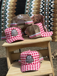 RR Trucker Cap - Waterproof Pink Check