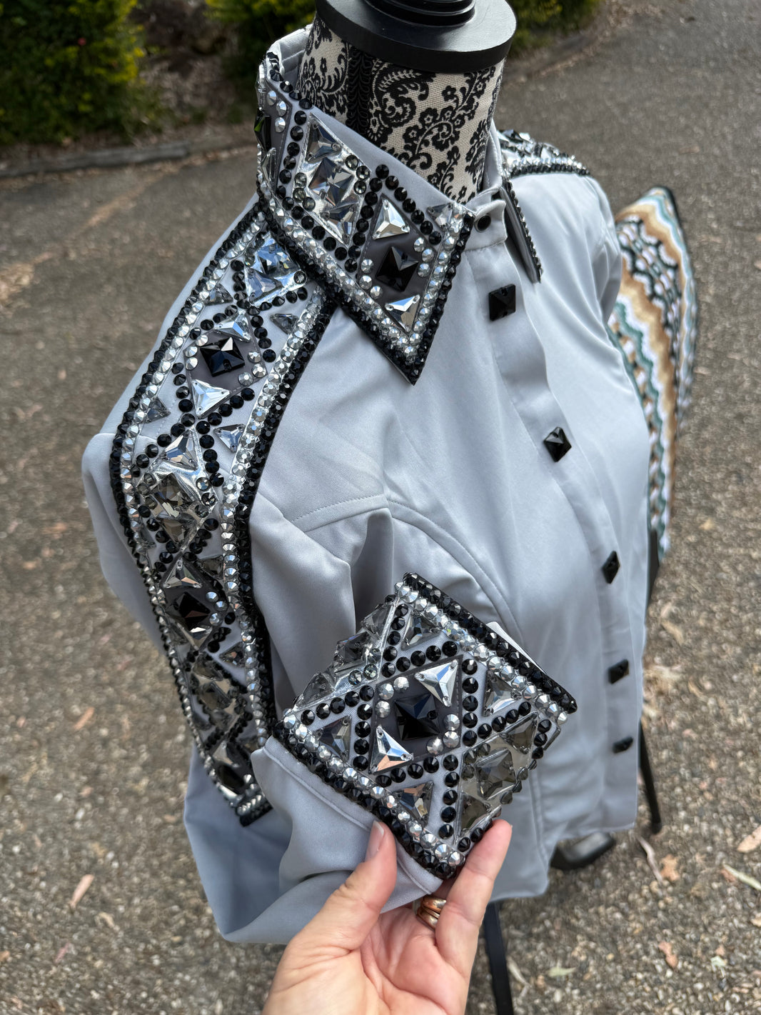 image Bling Show Shirt - Silver Black