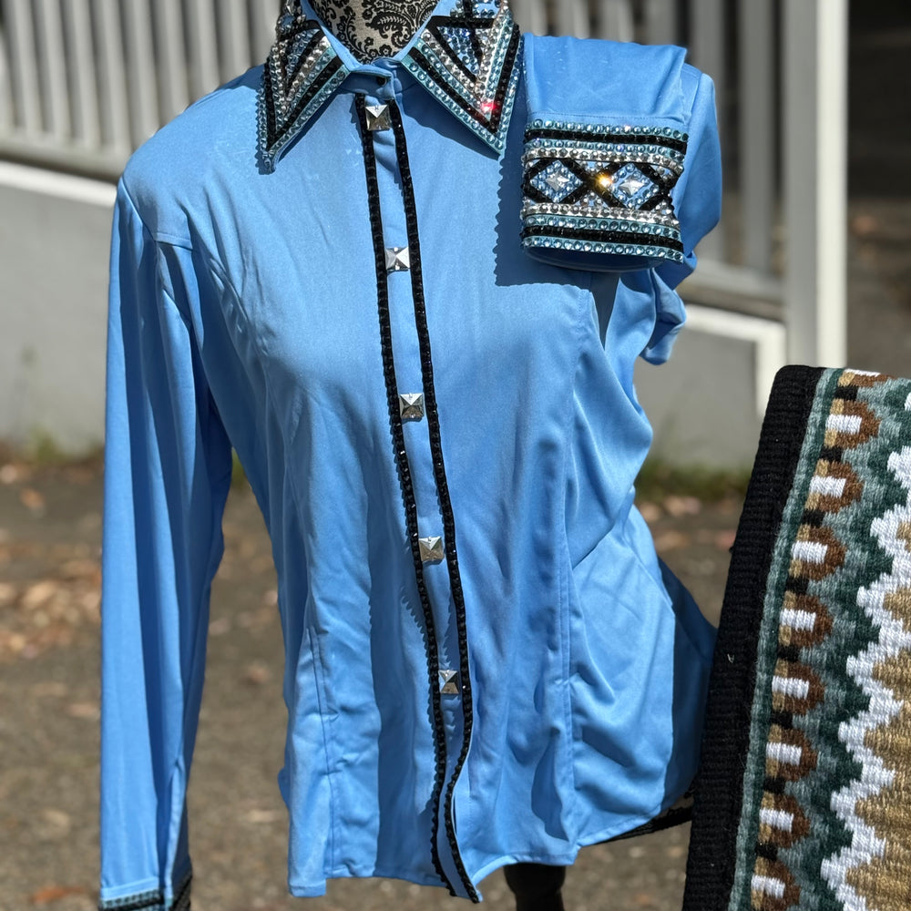 Bling Show Shirt - Powder Blue