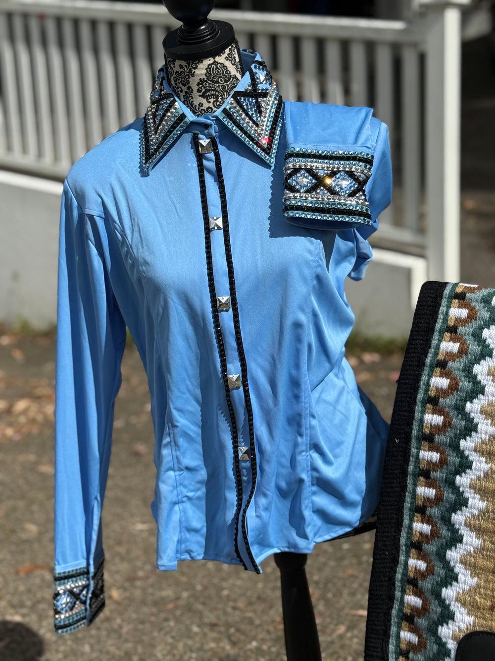 Bling Show Shirt - Powder Blue