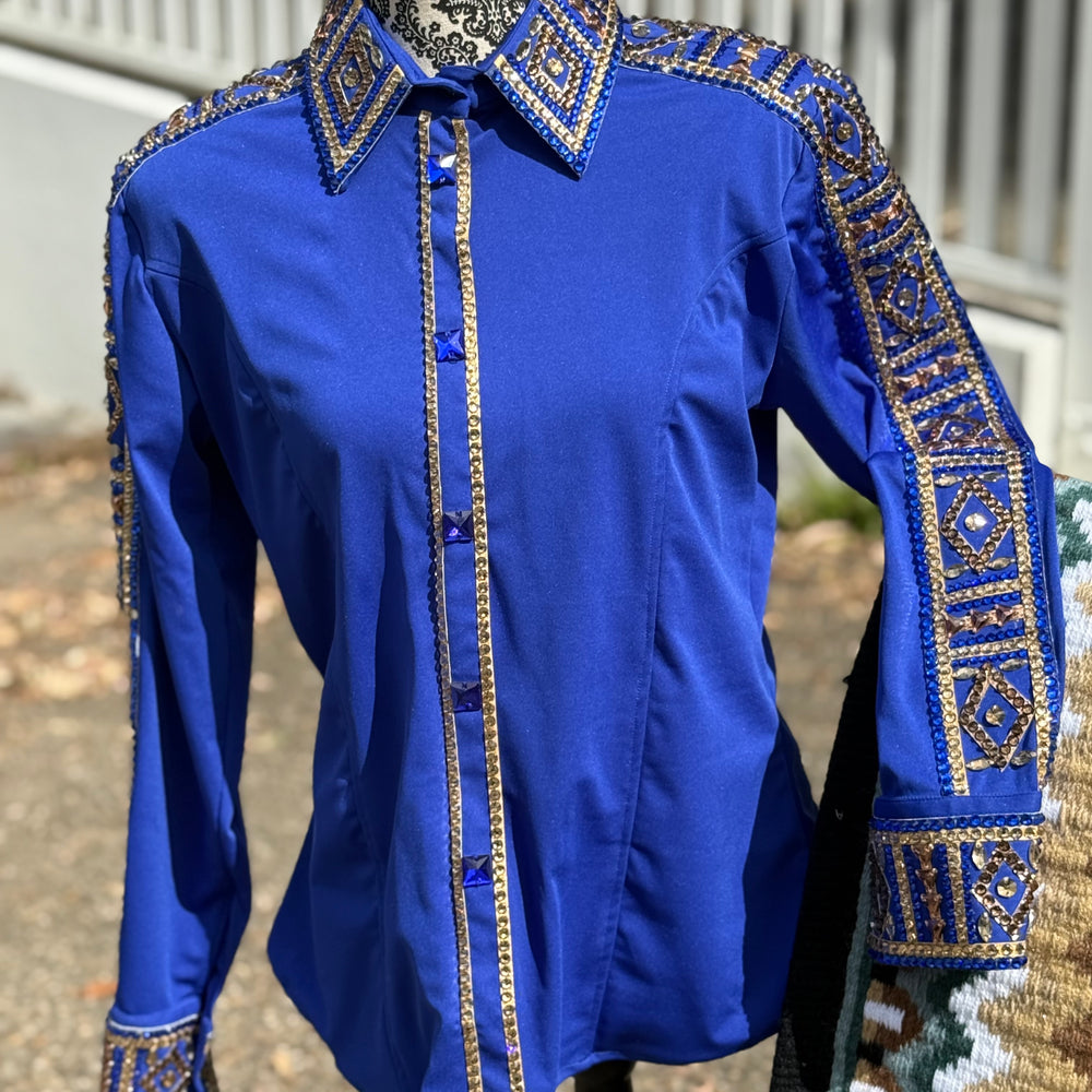 Bling Show Shirt - Royal Blue Full