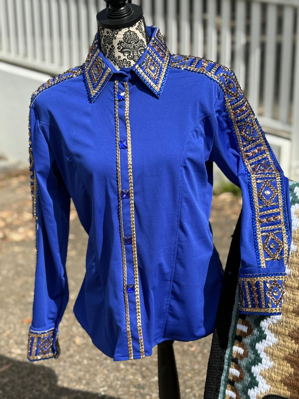 Bling Show Shirt - Royal Blue Full