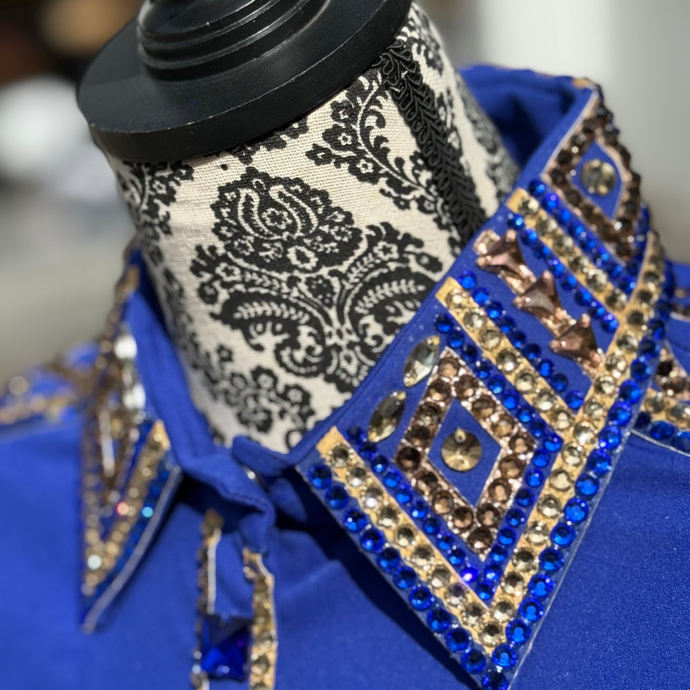 Bling Show Shirt - Royal Blue Full