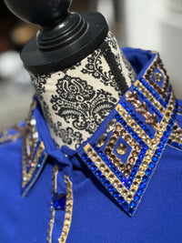 Bling Show Shirt - Royal Blue Full