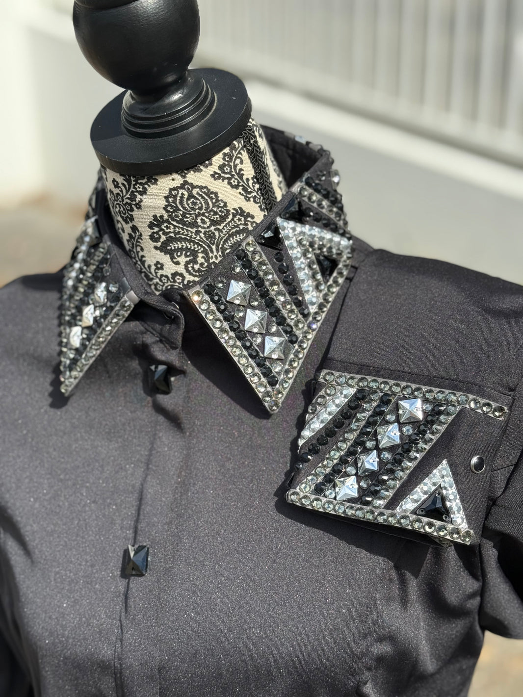 image Bling Show Shirt - Black Silver