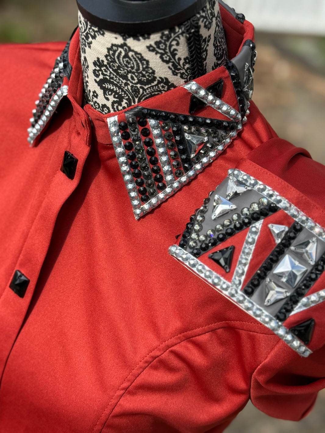 image Bling Show Shirt - Rust Silver
