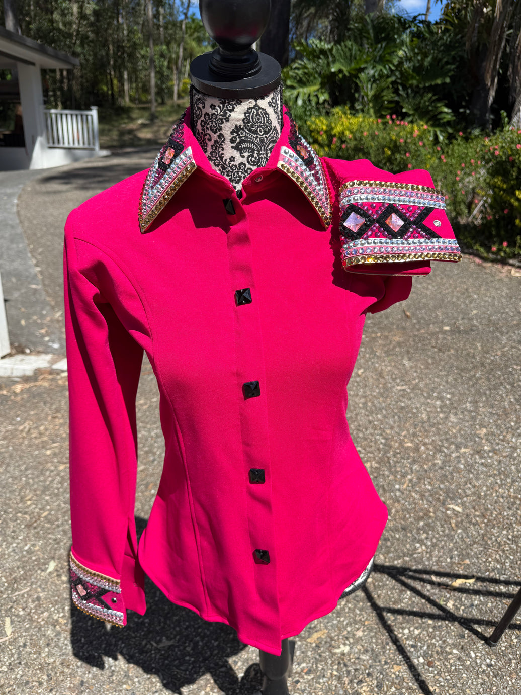Bling Show Shirt - Hot Pink