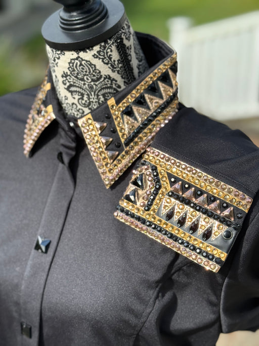 Bling Show Shirt - Black Bronze