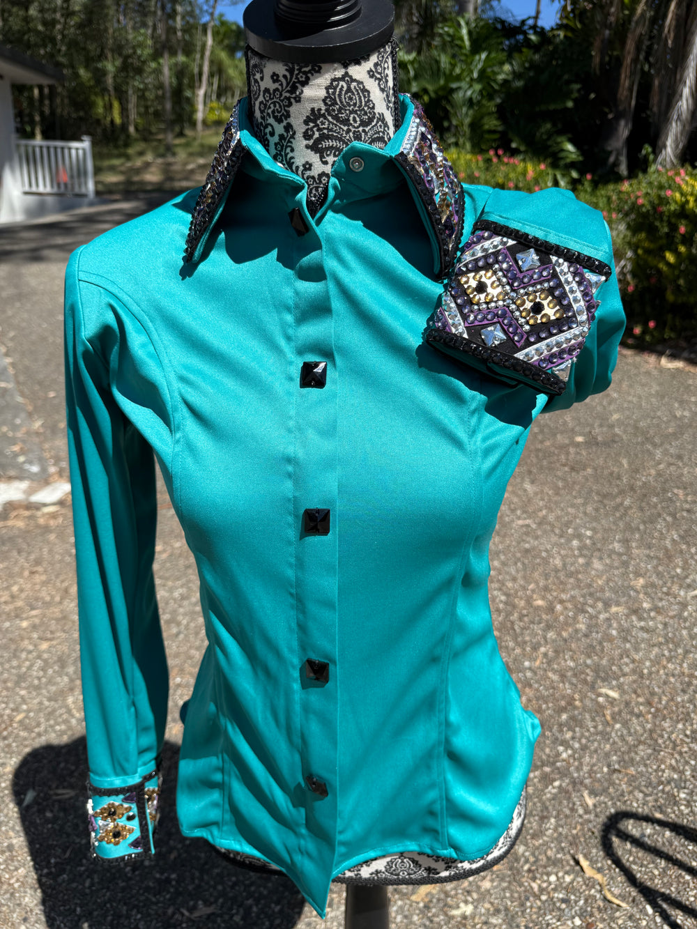 Bling Show Shirt - Turquoise