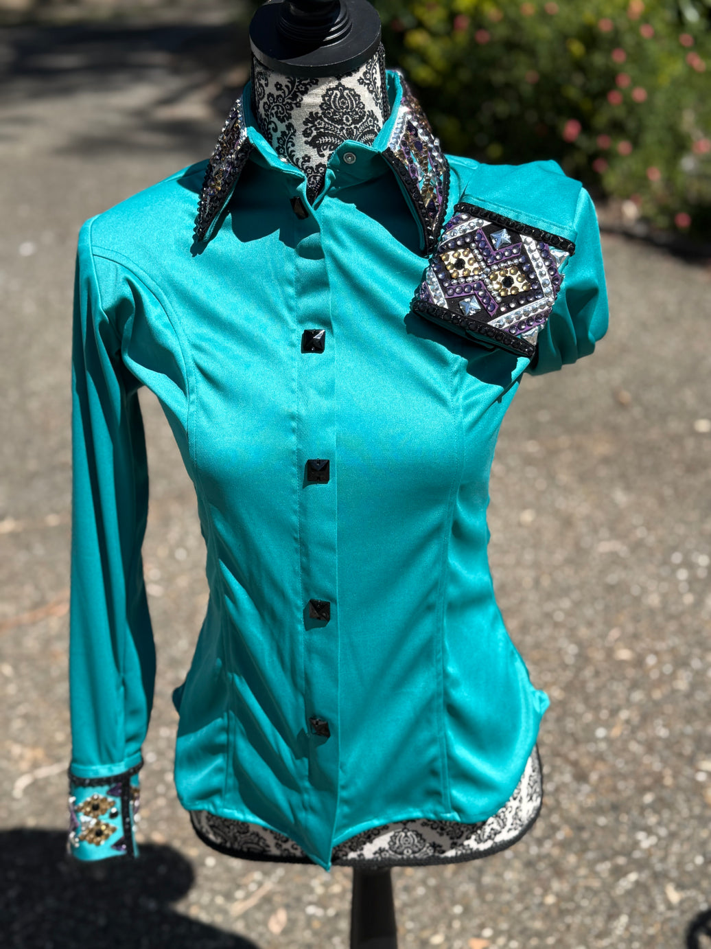 Bling Show Shirt - Turquoise