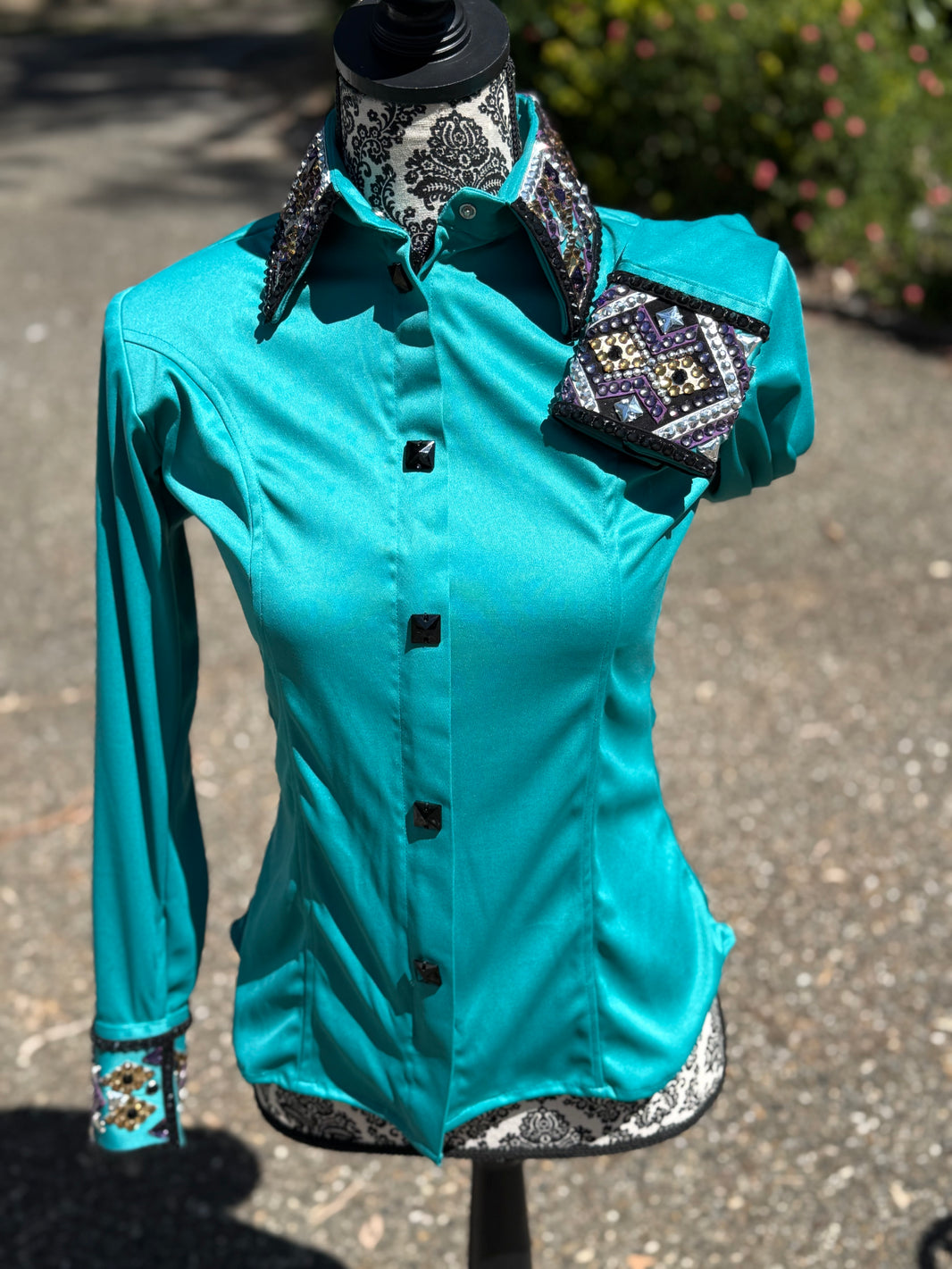 Bling Show Shirt - Turquoise
