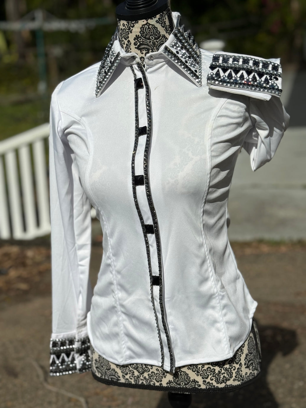 Bling Show Shirt - White