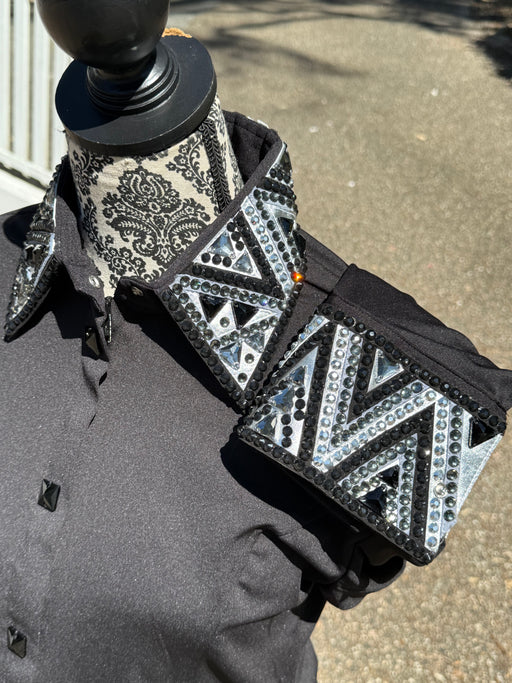 Bling Show Shirt - Black/Silver