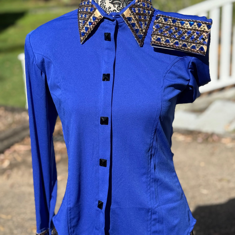 Bling Show Shirt - Royal Blue