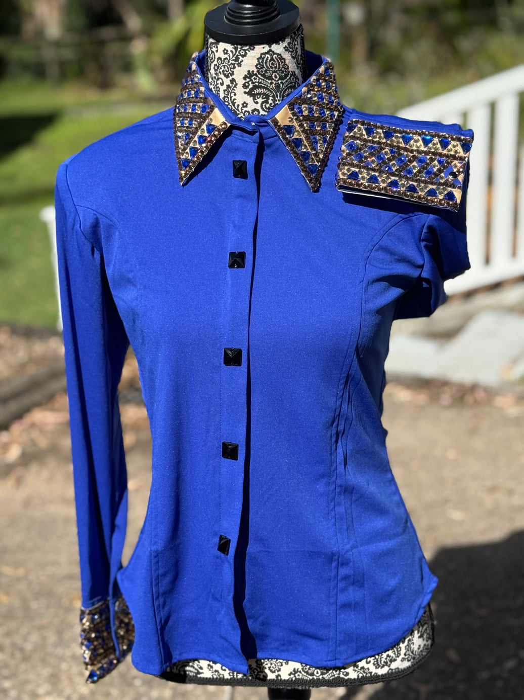 Bling Show Shirt - Royal Blue
