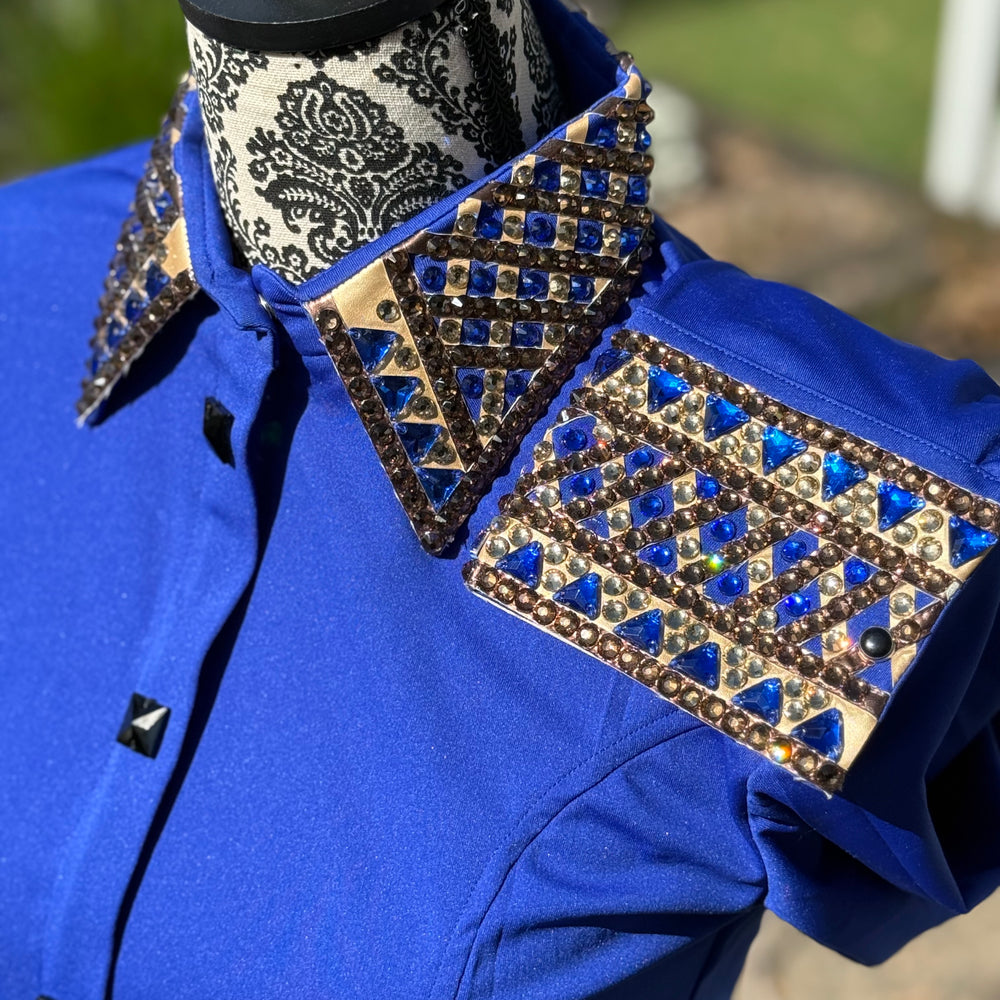Bling Show Shirt - Royal Blue