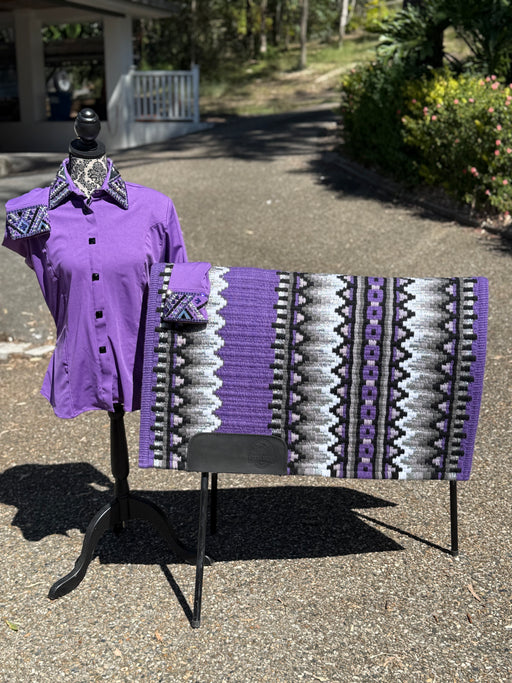 Show Pad - Bling Purple Silver