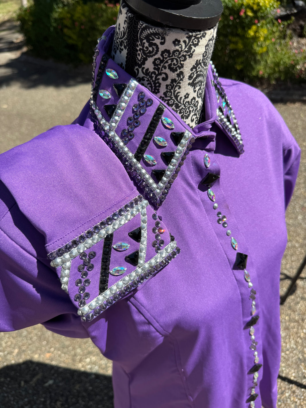 image Bling Show Shirt - Purple Lycra