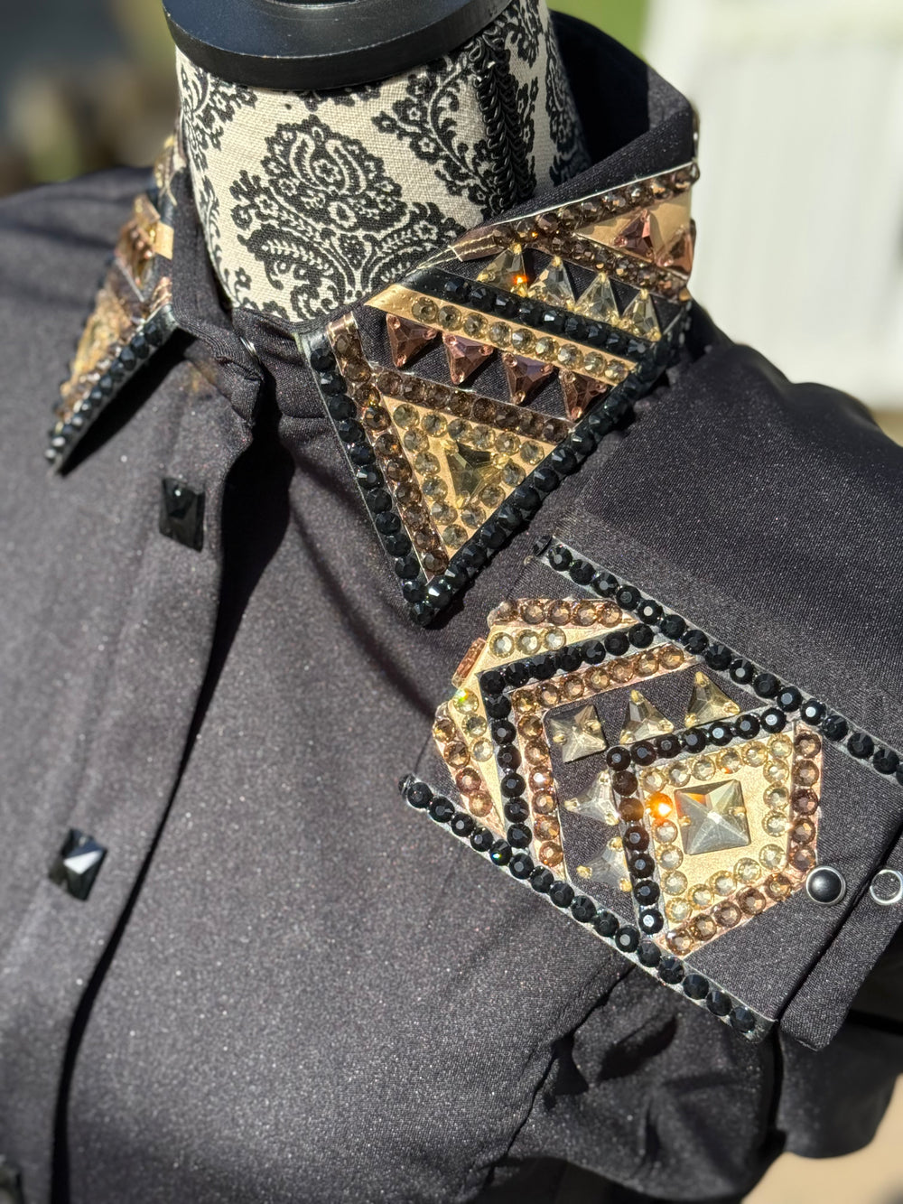 Bling Show Shirt - Black
