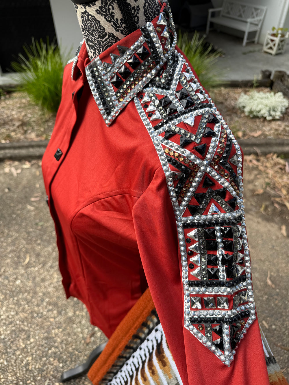 Bling Show Shirt - Rust