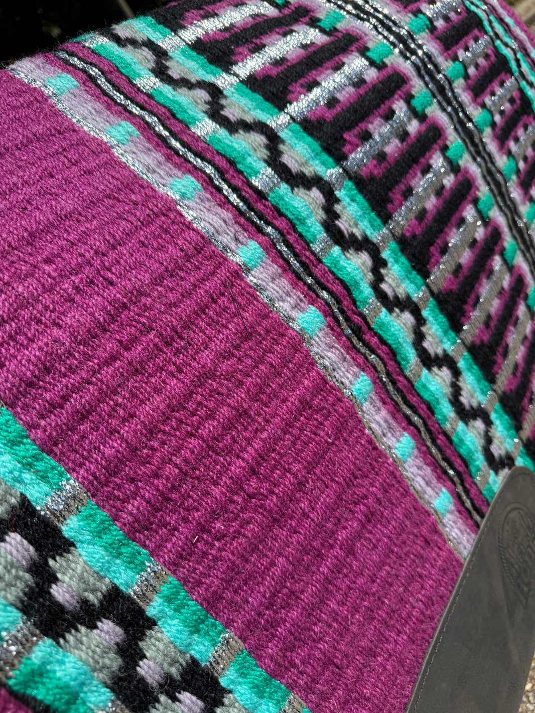 image Show Pad - Bling Grape Turquoise Silver