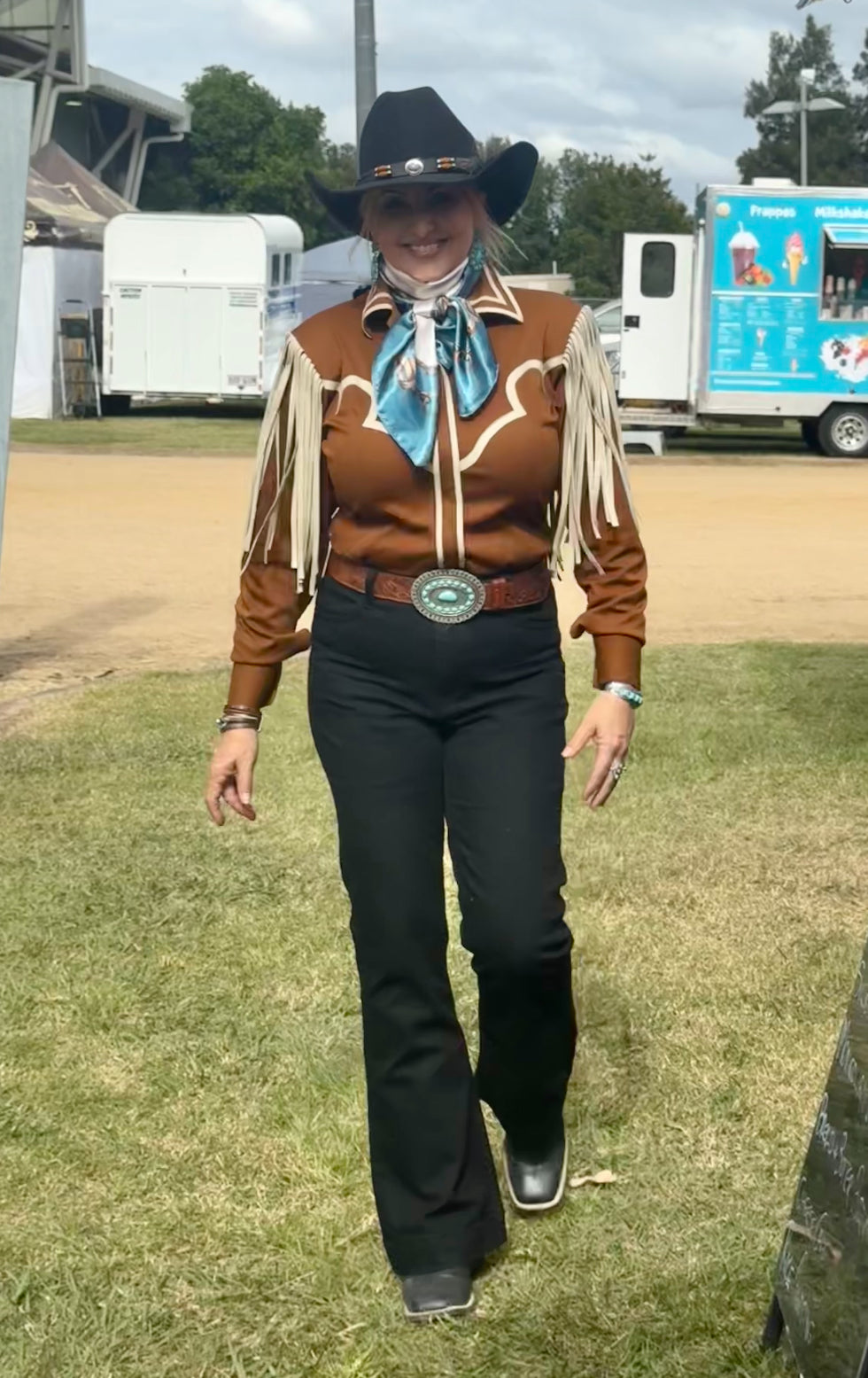 Ranch Show Shirt - Tassel Brown