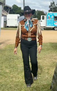 Ranch Show Shirt - Tassel Brown