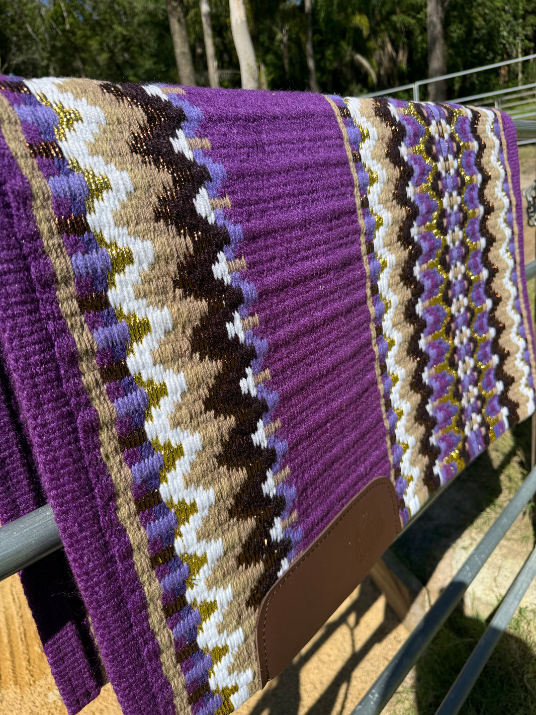 image Show Pad - Bling Purple Gold