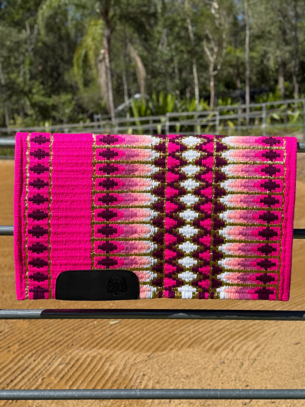 Show Pad - Show Stopper Bling Hot Pink Gold
