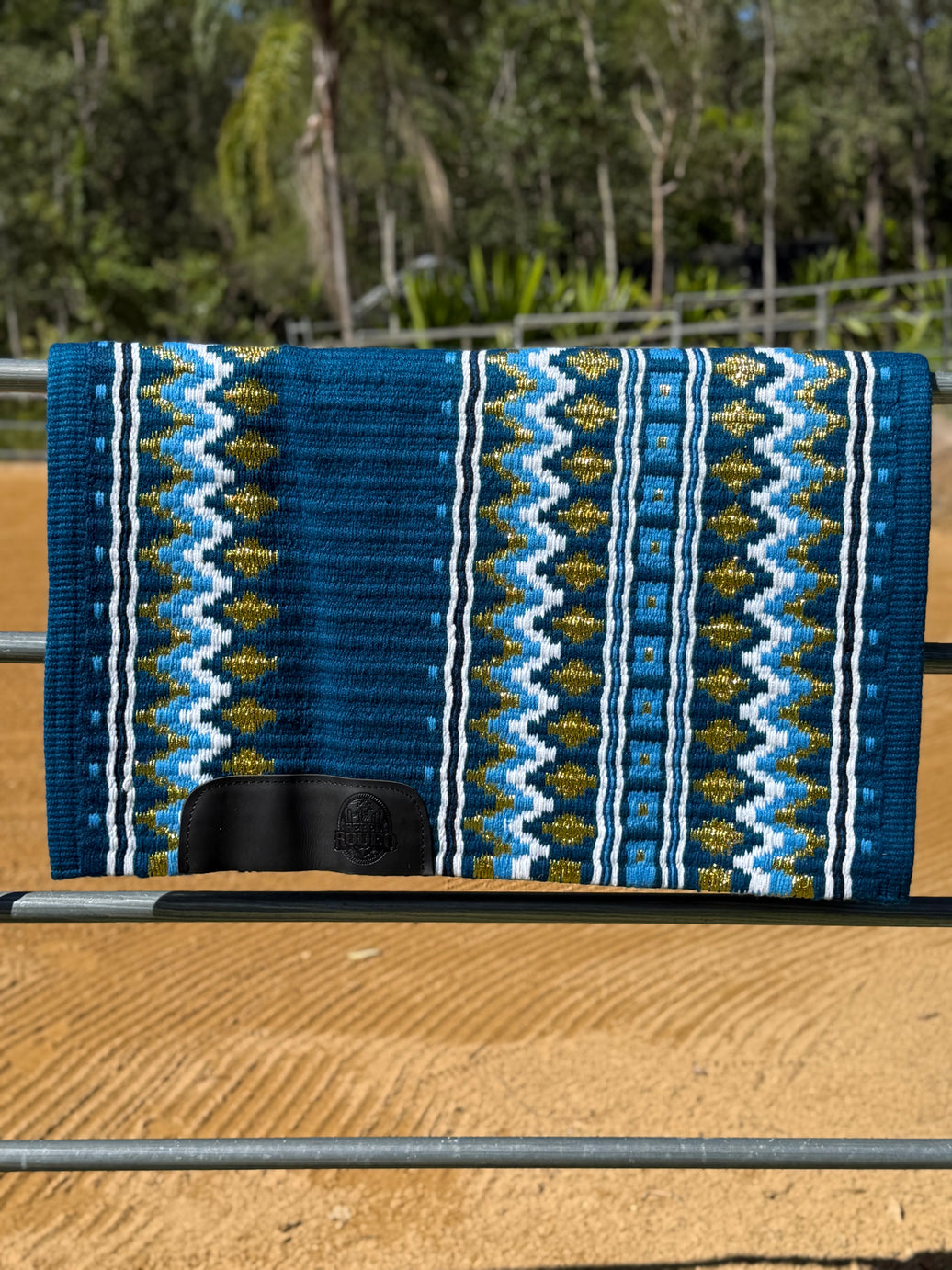Show Pad - Bling Royal Blue & Gold