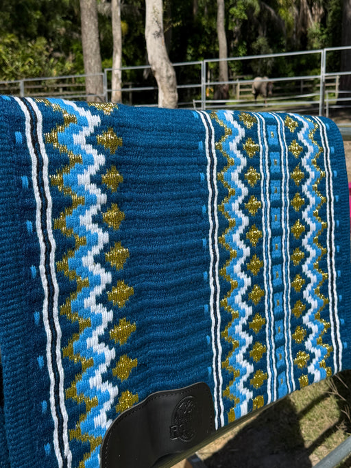 Show Pad - Bling Royal Blue & Gold