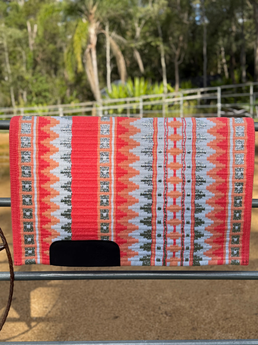 Show Pad - Bling Coral Peach Silver