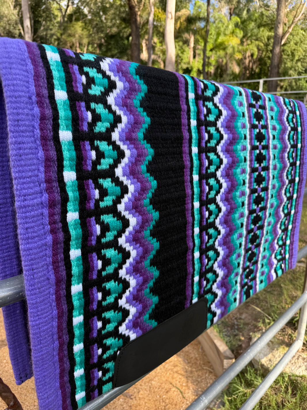image Show Pad - Purple Turquoise Black
