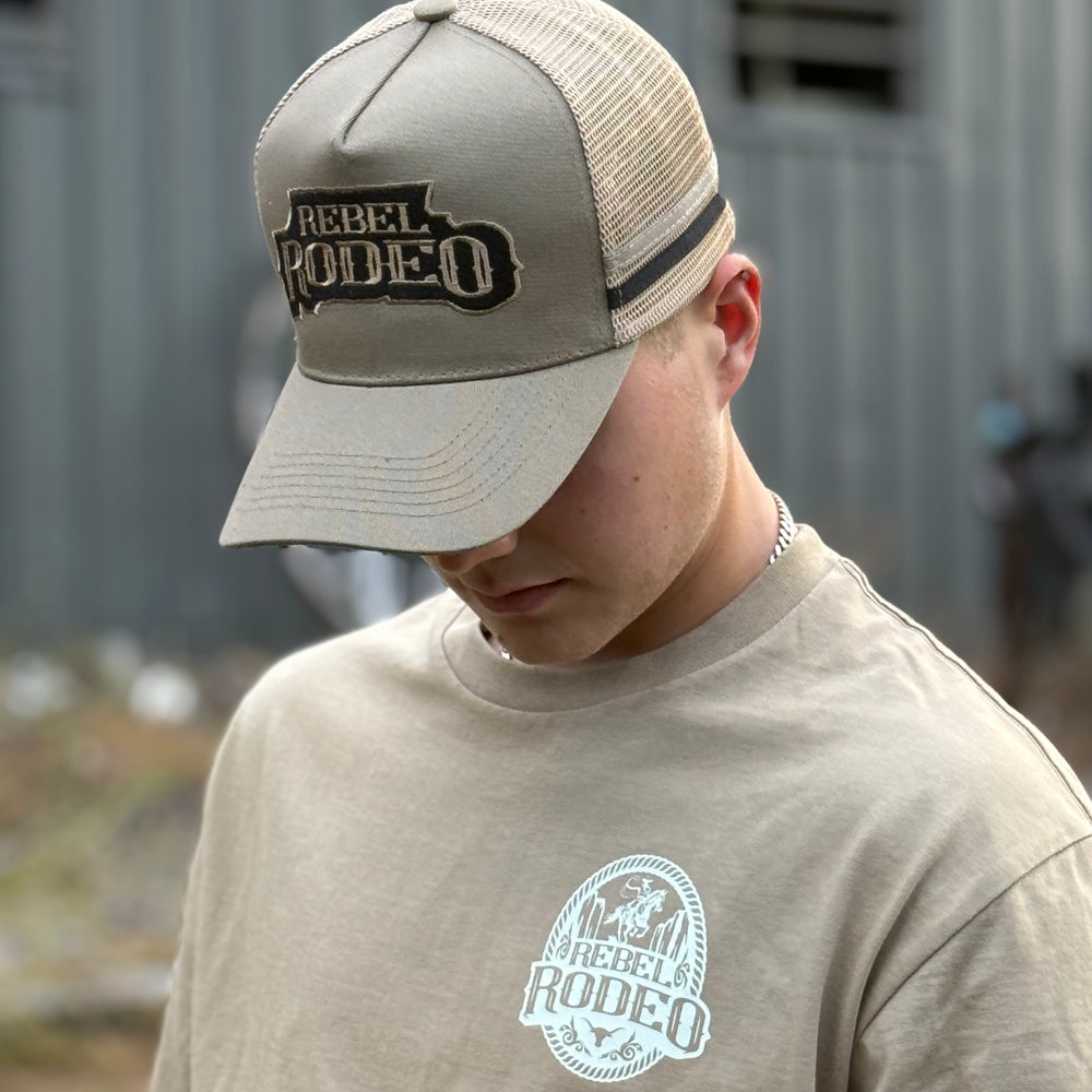 RR Trucker Cap - Signature Light Khaki