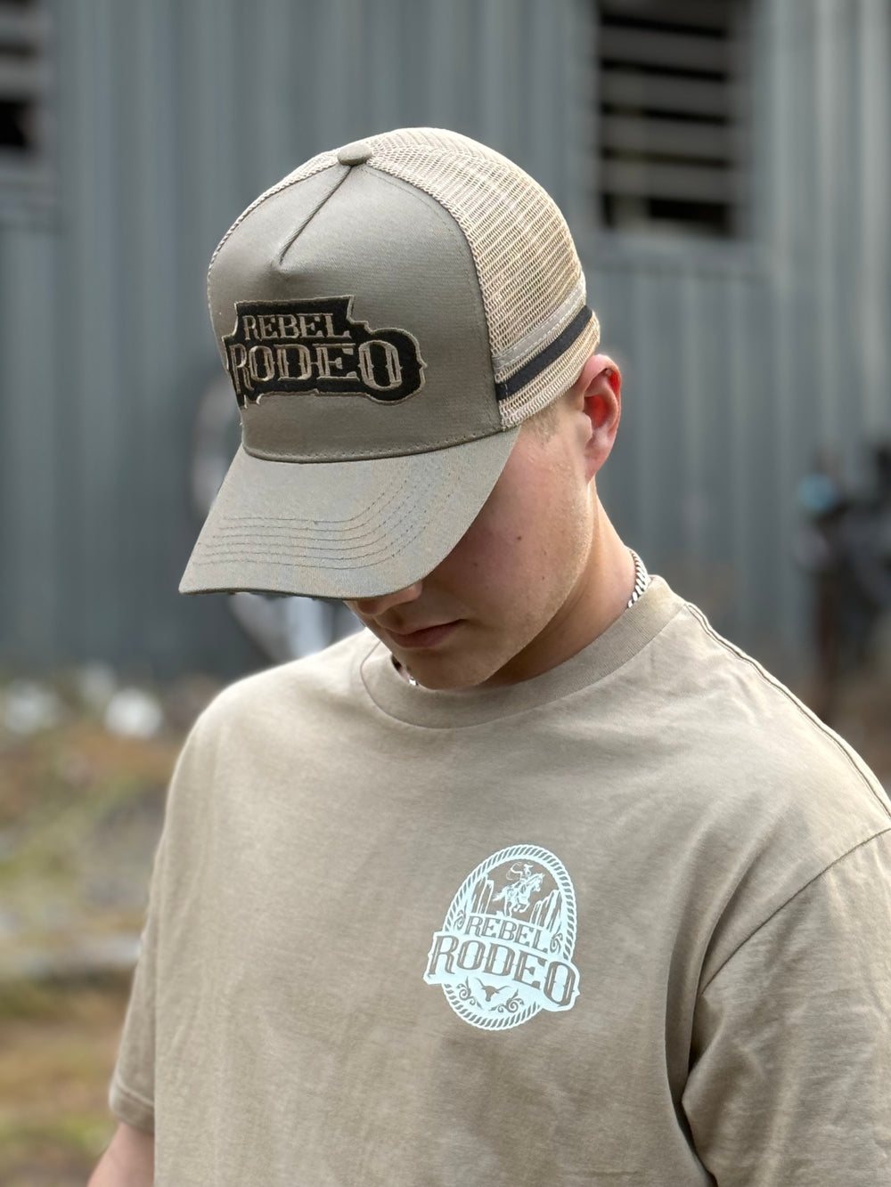 RR Trucker Cap - Signature Light Khaki