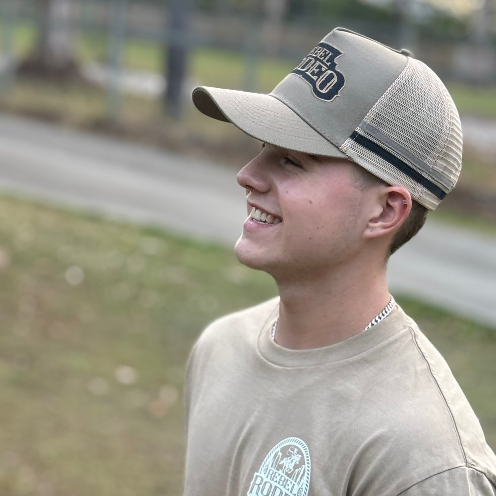 RR Trucker Cap - Signature Light Khaki