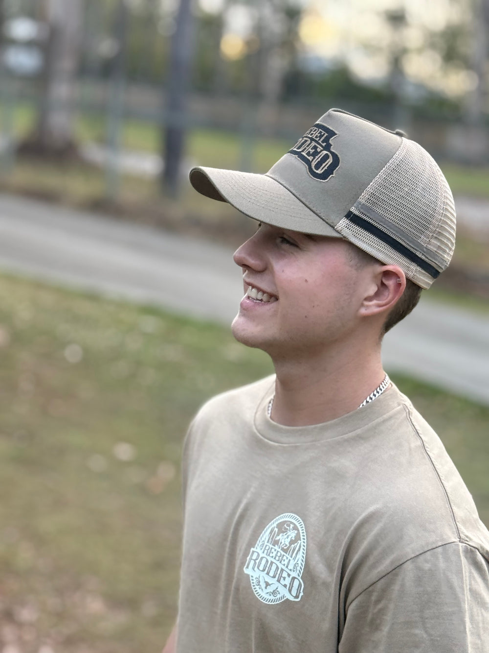 RR Trucker Cap - Signature Light Khaki