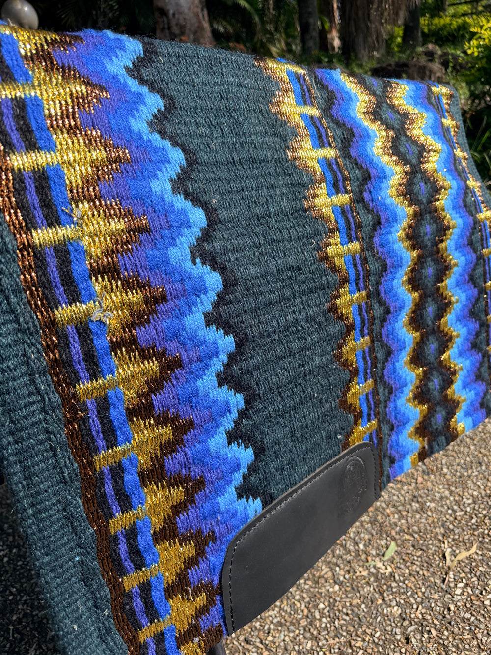 Show Pad - Bling Blues Gold Bronze